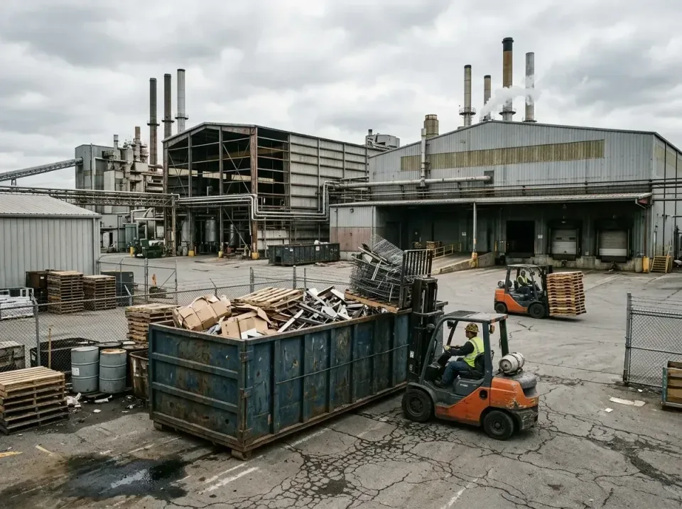 industrial-factory-scrap-conta-003 — frequently asked questions, Cheap Roll-off Dumpster Rentals in Olivette, MO